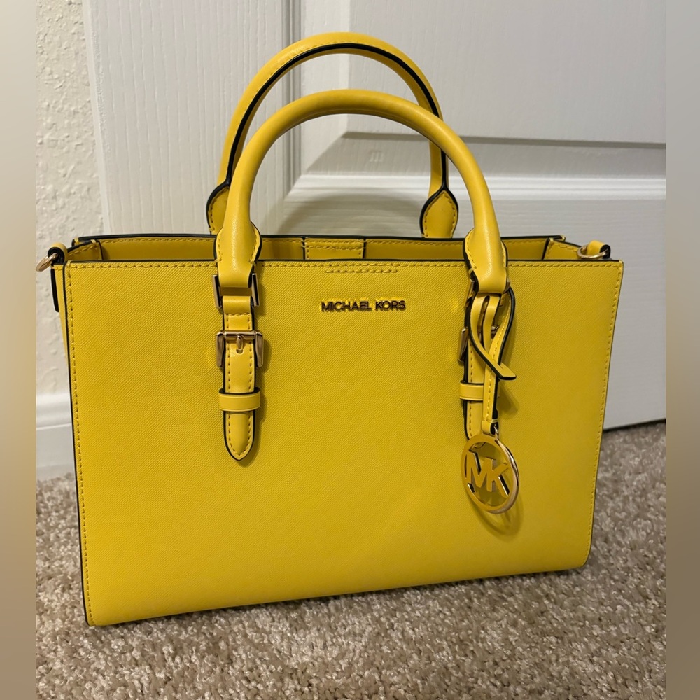 Michael Kors Yellow Satchel